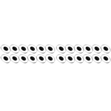 24-Pack Tempered Glass LED Light Cover for Meta  Glasses