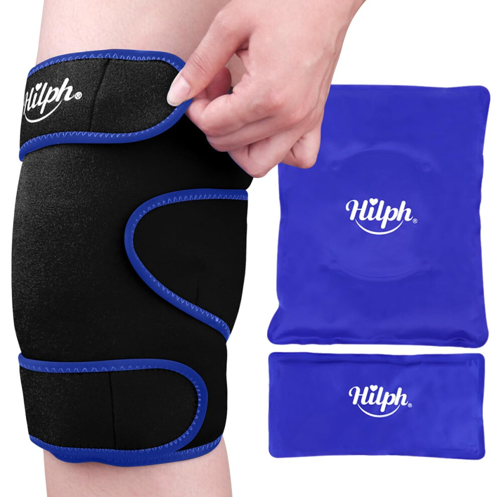 Hilph Knee Ice Pack Wrap Reusable Ice Pack For Knee Replacement Surgery