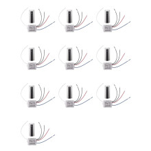 10X 1 Way /OFF 220V Wireless Remote Control Digital Remote Control for Lamp & Light HT035