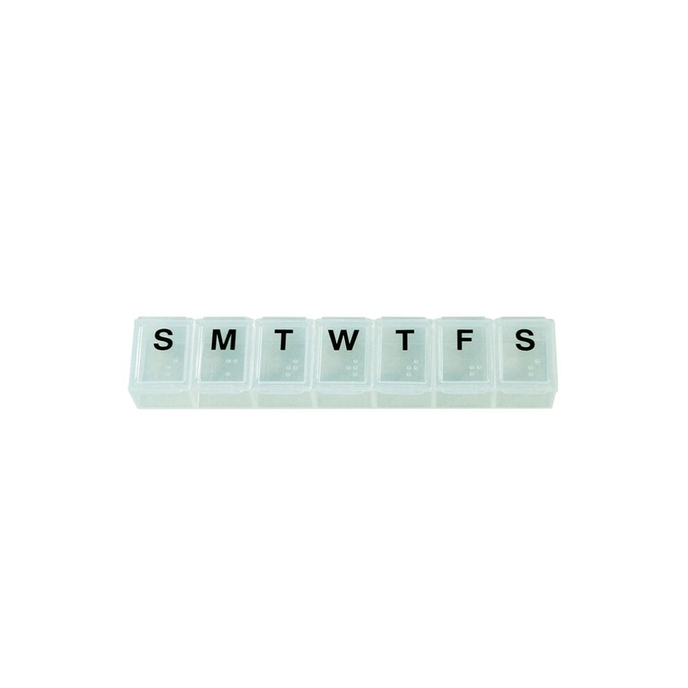 Aidapt 7 Day Pill Dispenser Tablet Box Organiser. 1 Compartment Per Day. For Those Who Take Many Tablets On A Daily Basis. Easy Medication Management & Orga