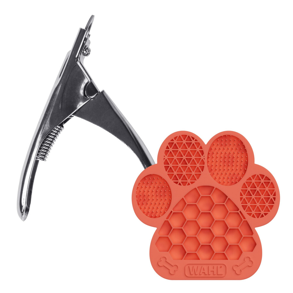 Wahl Guillotine Claw Clipper & Lick Mat, Cat & Dog