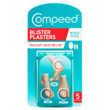 Compeed Blister Plasters Mixed Size 5 Pack - Hydrocolloid Foot
