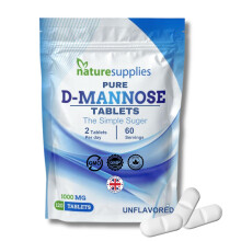 D Mannose Tablets 1000mg - 120 Pack Dmannose Tablets - (Not D Mannose Capsules o