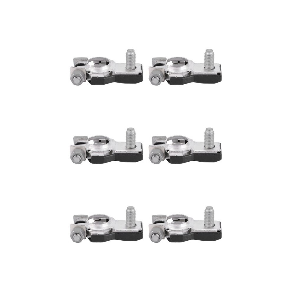6X Positive Battery Terminal Assembly Set For 90982-05035 Silver/Black 4711150744756