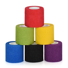 Sagafly 6Pcs Pet Vet Wrap Cohesive Bandages for Dogs Cats Horse Self Adherent Bandage for Wrist Ankle Self Adhesive Cohesive Dog Bandage Non-Woven El