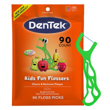 DenTek Kids Fun Flossers, Wild Fruit, 90 Count