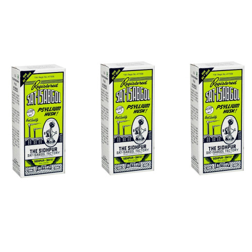 Sat-Isabgol (Psyllium Husk) 100g (Pack of 3)