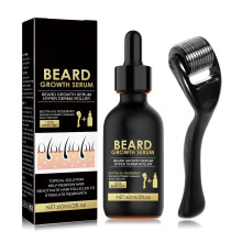 Beard Growth Kit With Derma Roller & Natural Ingredients Serum | Rapid