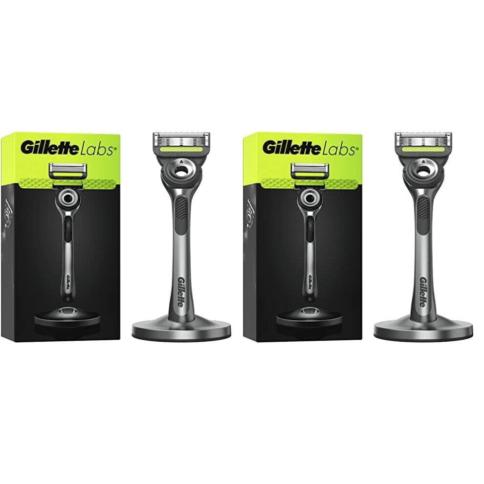 Gillette Labs Men's Razor + 1 Razor Blade Refill With Exfoliating Bar