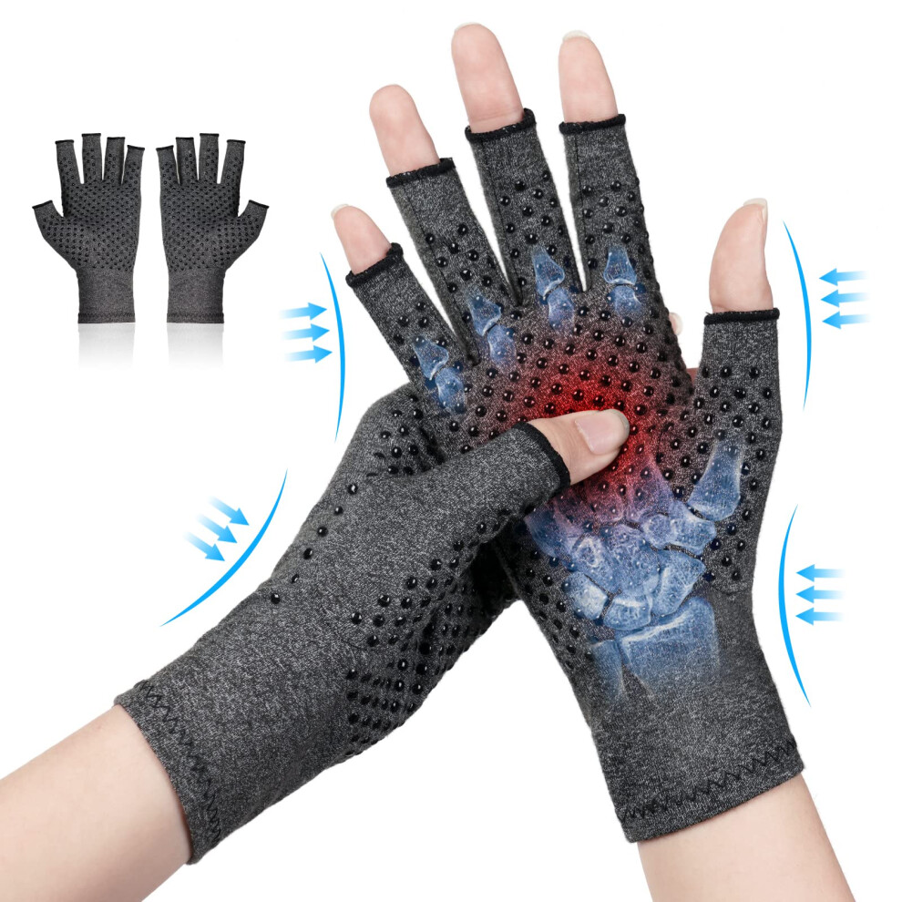 Acwoo Arthritis Gloves Compression Gloves Therapy For Arthritis Pain Relief Hand Fatigue