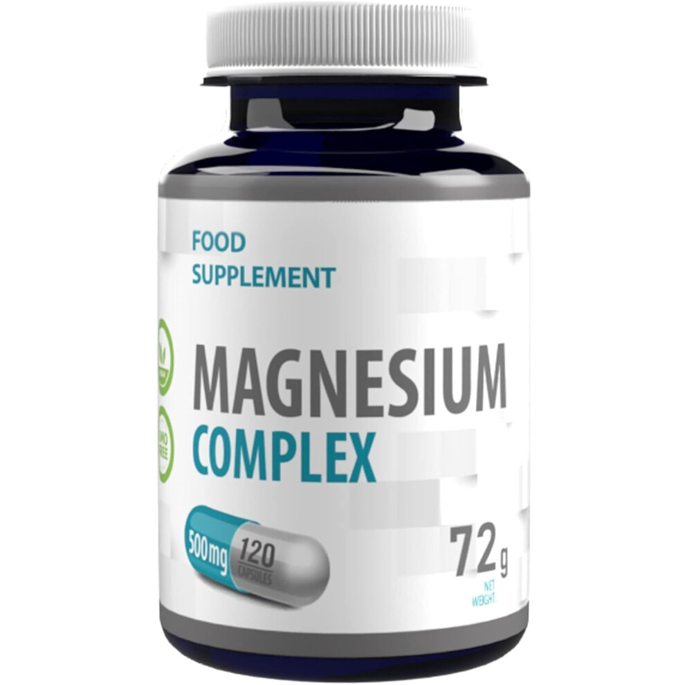Hepatica Magnesium Complex | L-Threonate, Bisglycinate & Taurate | 2000Mg Per Serving | 120 Vegan Capsules | Gmp & 3Rd Party Lab Tested