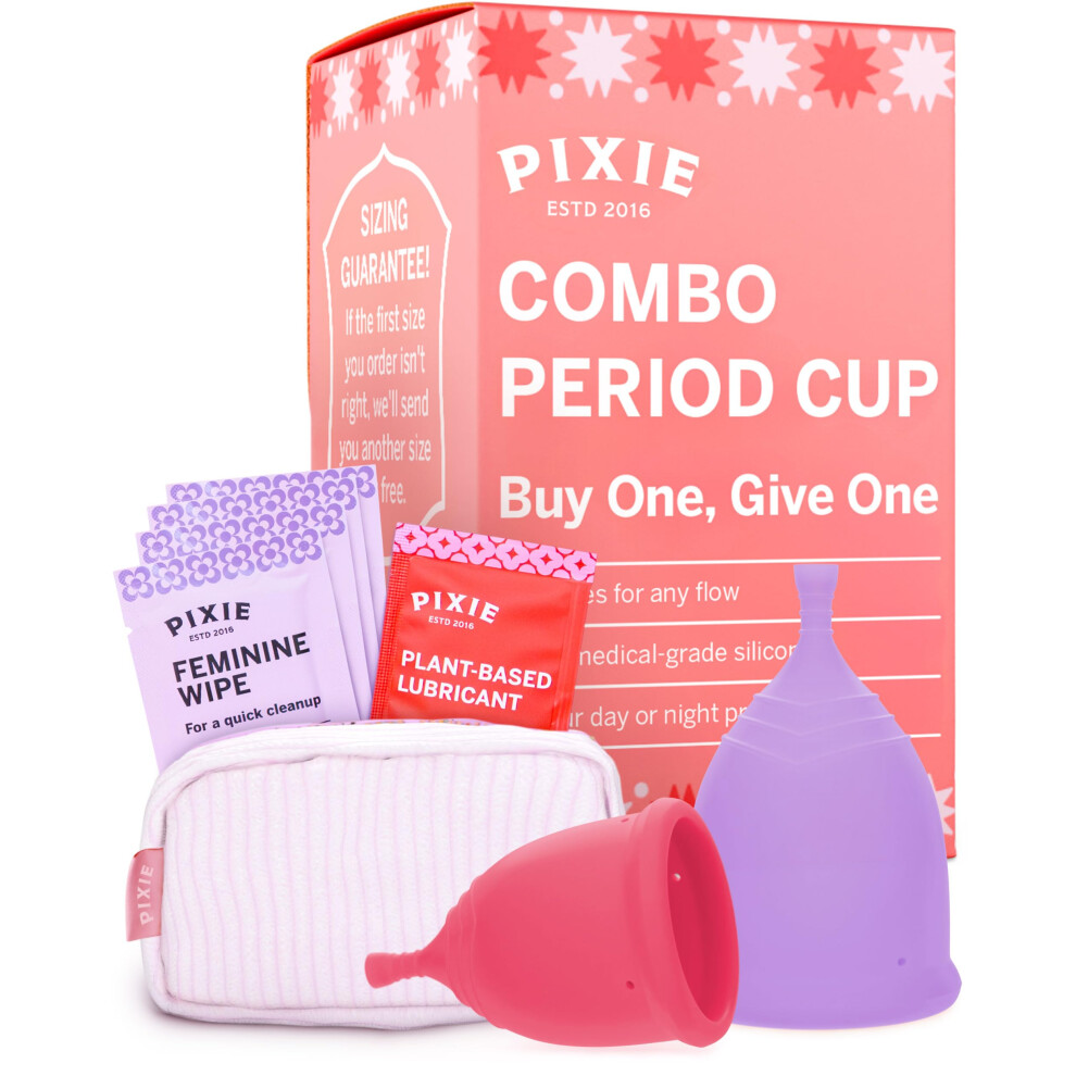 Pixie Cup 2 Soft Menstrual Cups | Ranked 1 For Most Comfortable