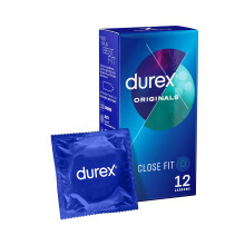 Durex Originals Close Fit Condoms for Comfort and Confidence, Transparent, Pack