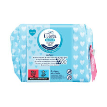 Lil-Lets Teens Starter Pack, Containing Teen Pads, Teen Pant Liners & Lil-Lets Non-Applicator Tampons, First Period Kit for Girls & Teenagers