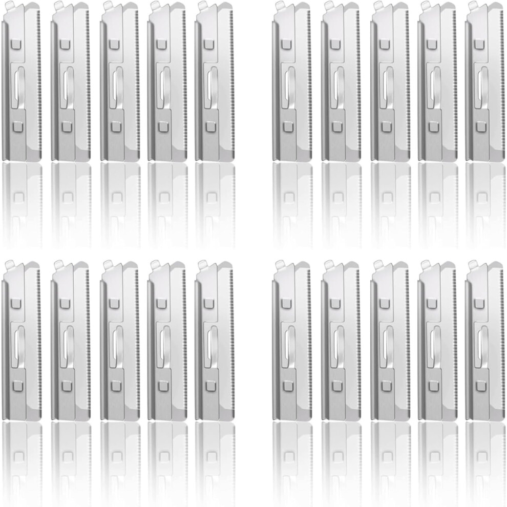 Jungle Culture Set Of 20 Replacement Blades For Dermaplaning Razors | Facial Razor Refills