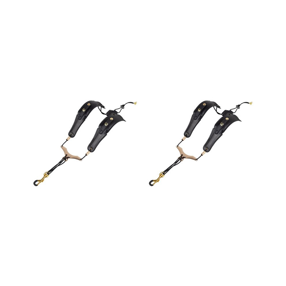 2X Saxophone Shoulder Neck Strap Adjustable Sax Double Shoulder Strap Harness Sax Musical Instruments Accessories 6031741530321