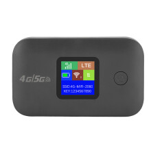 4G LTE Mobile Hotspot with 3000mAh Battery, Supports 8-10 Users Black