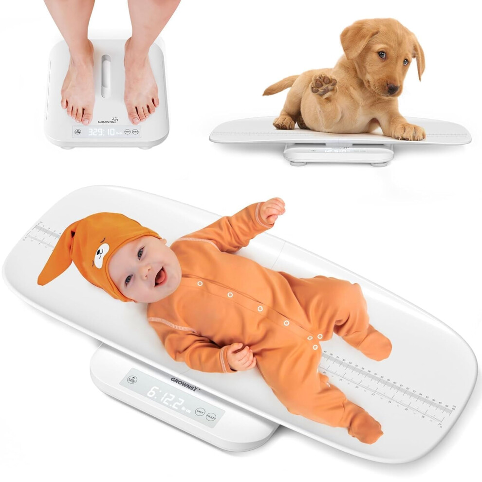 Baby Scale With Detachable Tray 150 Kg Multipurpose Digital Weighing Scale Grownsy