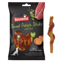 Rosewood Small Duck and Sweet Potato Sticks for Dogs – Real Meat Treats, Grain-F