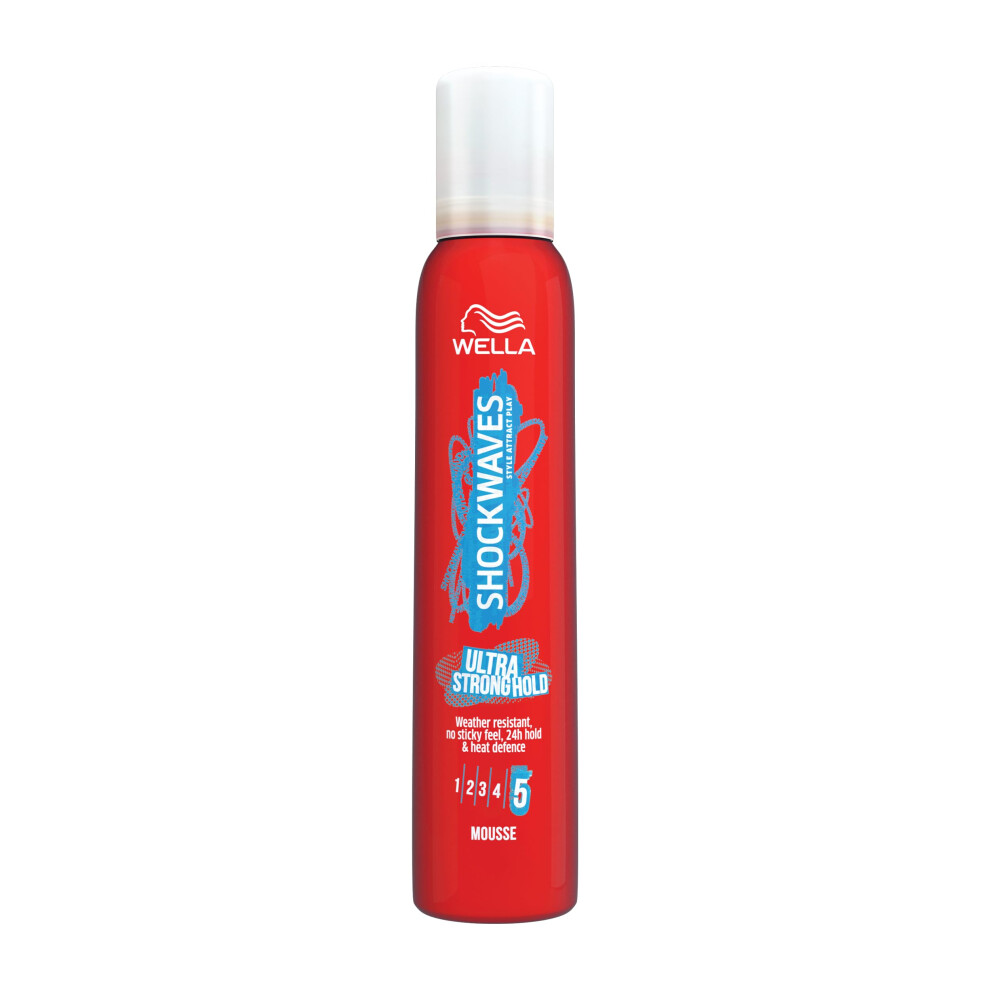 Wella Professionals Shockwaves Ultra Strong Hold Mousse 200 Ml