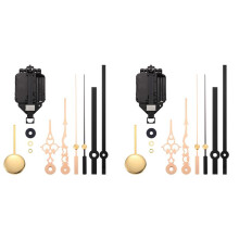 2X Quartz Pendulum Clock Movement DIY Movement Kit with 4 Pairs Hands Pendulum,DIY Mechanism Pendulum Movements Replace