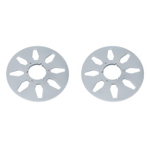 2pcs 1/4 10Inch Empty Tape Reel Aluminum Alloy Reel Tape Recorder Accessories Empty Disc Opening Machine Parts Silver