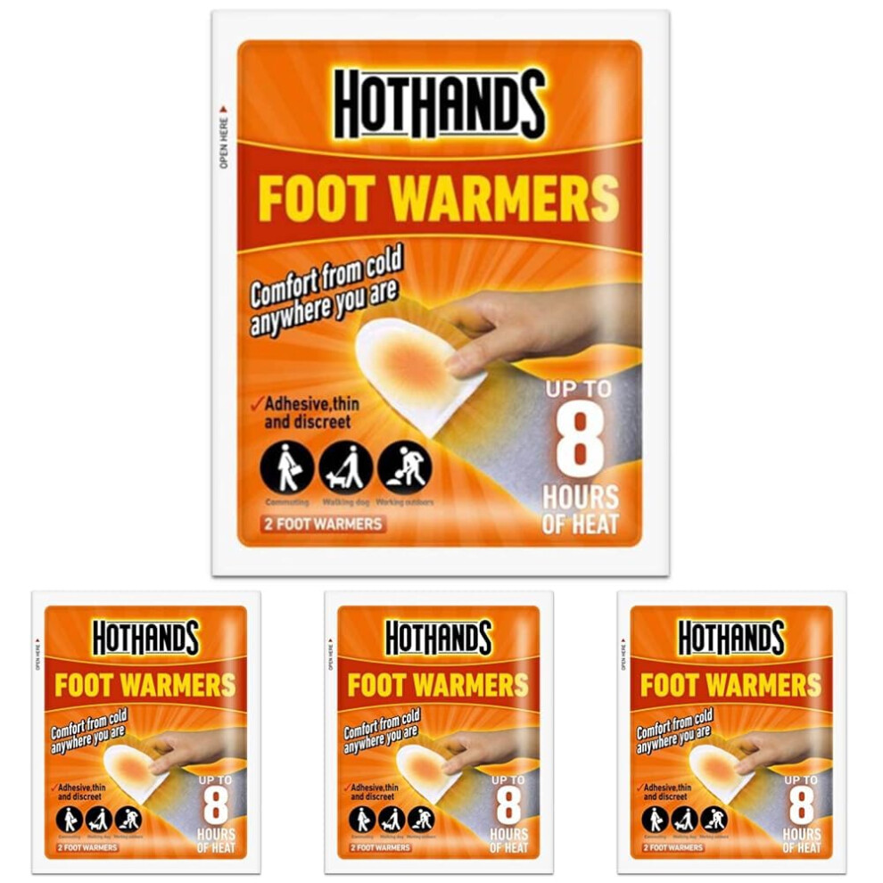 Hothands Foot Warmer (Pack Of 4)