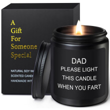 Dad Gifts from Daughter, Son - Father's Day Gifts, Birthday Gift for Dad, Funny Dad's Fart Candle, Presents for Daddy on His Birthday Christmas Fathe