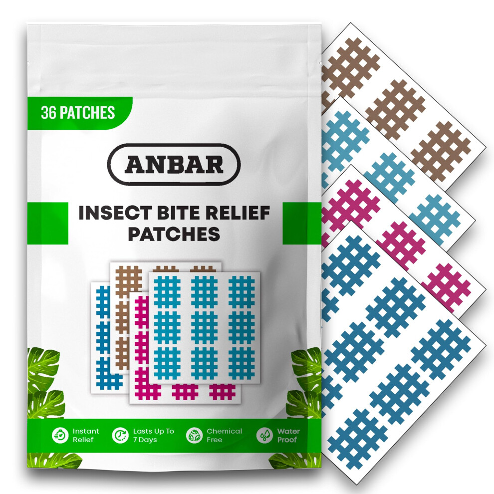 Anbar Bug Bite Itch Relief Patches To Relieve Itchy Irritation And Swelling