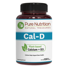 Pure Nutrition Cal D | Plant Based Calcium with VIT D3 K2
