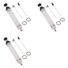 3X 500Cc Extracteur D'Huile Liquide Frein Voiture Seringue Changement D'Huile Automatique avec Tuyau Pompe D'Évacuateur Changement D'Huile Fluide