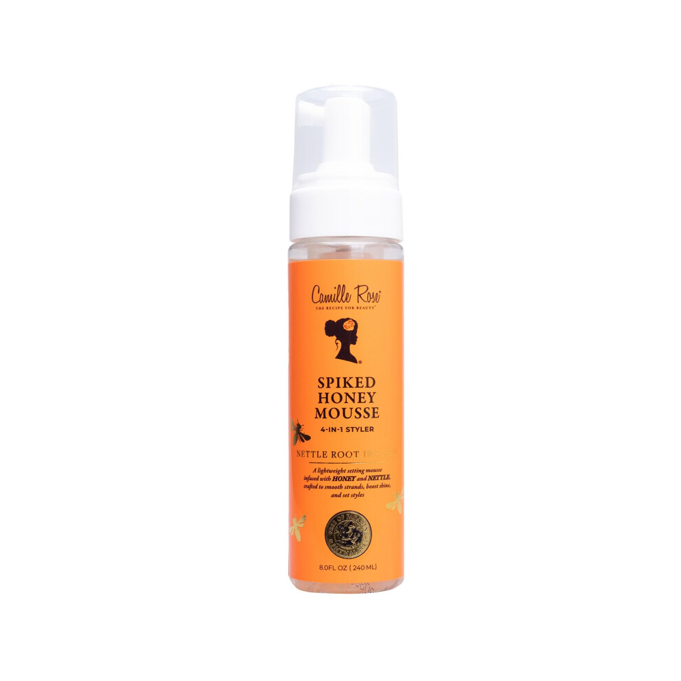 Photos - Hair Styling Product Camille Rose Spiked Honey Mousse ââ Curl Defining Styling Foam for Hair, Lightweight Hold, Controls Frizz & Enhances Shin