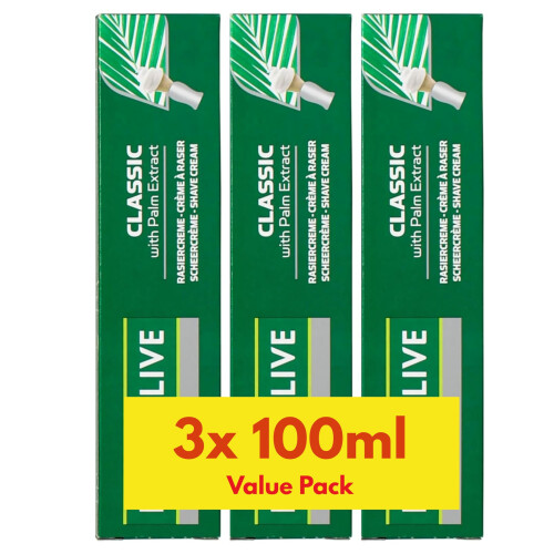 3 Pack | Palmolive Men's Shave Cream Bundle Set of 3x 100ml.
