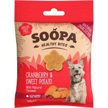 Soopa Cranberry & Sweet Potato Bites, Dog Treats, 50g