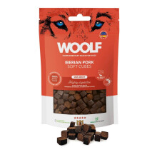 WOOLF Soft Cubes Iberian Pork Dog Treats - Gluten-Free, 100g