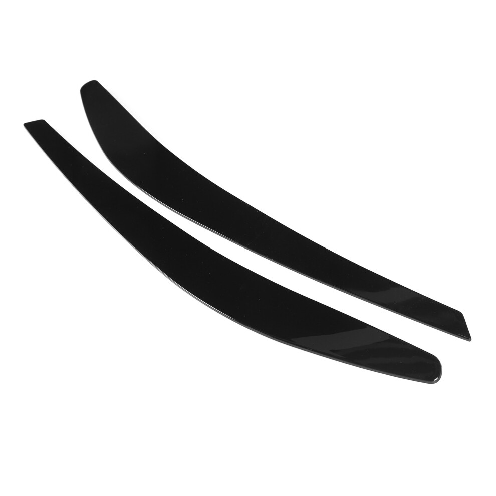 Glossy Headlight Eyebrow Trim For Holden Vf Commodore Ss Sv6 Ute Black 6901390927141