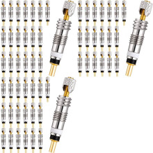 60Pcs Professional Brass Presta Valve Core & Stem - Leak-Proof Valve Cores Universal for Tubeless Road/MTB Bike Tires