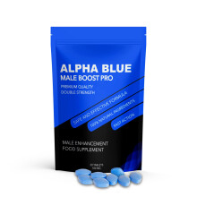 ALPHA BLUE PRO 40 Tablets 100 mg | Fast Effect Natural Herbal Male Supplement fo