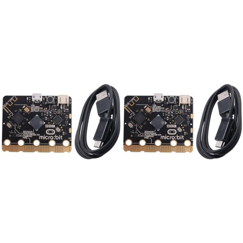 2X BBC Micro-Bit V2.2 BLE5.0 Development Board Grafisch- Programmeerbare Python- Nordic- Nrf52833 Processor voor KIds