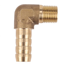3 Pcs 8mm Hose X 3/8 Inch Male Thread 90 Degree Brass Elbow Barb Coupler Connector