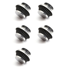 5pcs 42MM Air Filter for 47Cc 49Cc Super Pocket Bike Upgrade Kit Dirt Bike Atv Quad Aluminium Air Filter Silver