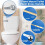 2X Kit de Substituição de Tanque de Vaso Sanitário, Kit de Substituição de Válvula Flutuante de Vaso Sanitário de 2 Polegadas 4