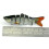 Κιτ 3 τεμαχίων 6 τεμαχίων Swimbait Lures - Σκληρά δολώματα 3D Eyes για λαβράκι/walleye, δολώματα 2