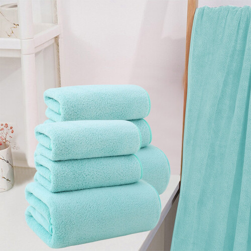Ensemble de serviettes de bain épaisses, douces et absorbantes (6 pièces) 2