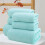 Ensemble de serviettes de bain épaisses, douces et absorbantes (6 pièces) 5