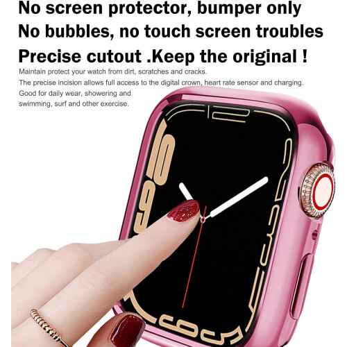 Συμβατό με το XiHAMA Apple Watch Θήκη προφυλακτήρα 38 χιλιοστών – Μαλακή TPU, λεπτό και 1