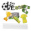 Soccer Theme Cupcake Toppers Assorted Color 40Pcs 0.04In 6