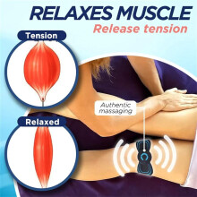 2 Pcs Electric Massage Massager Set USB Rechargeable 10 Modes for Neck Back