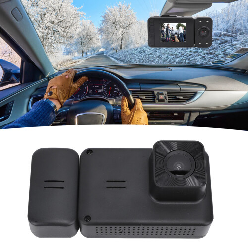 2IN IPS Screen 3-Channel Dash Cam 1.3MP/0.3MP Night Vision