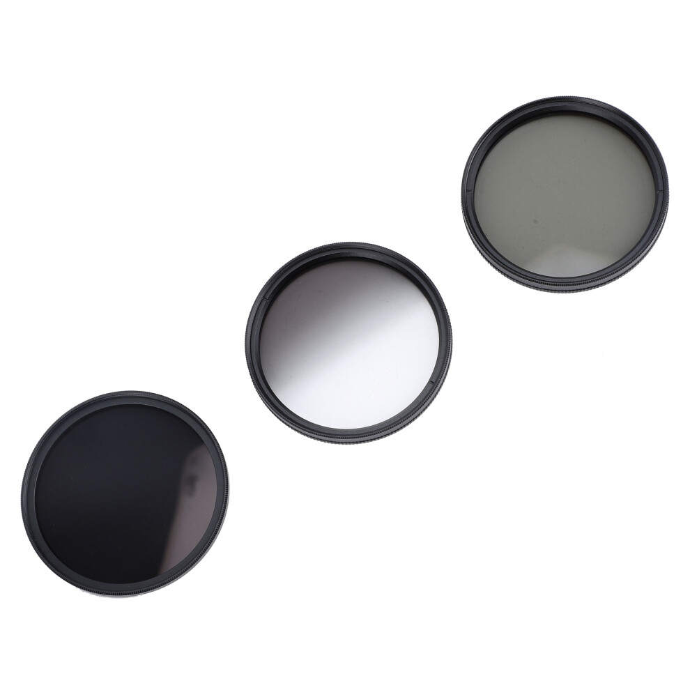 3-In-1 Camera Filter Kit Nd8 Cpl Gnd 62Mm Aluminum Optical Glass 7891390928233